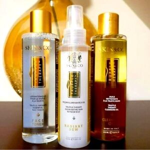 Skin and Co - Truffle Therapy Trio Toner, Cleansing Oil, Radiant Dew Mist, NWOT